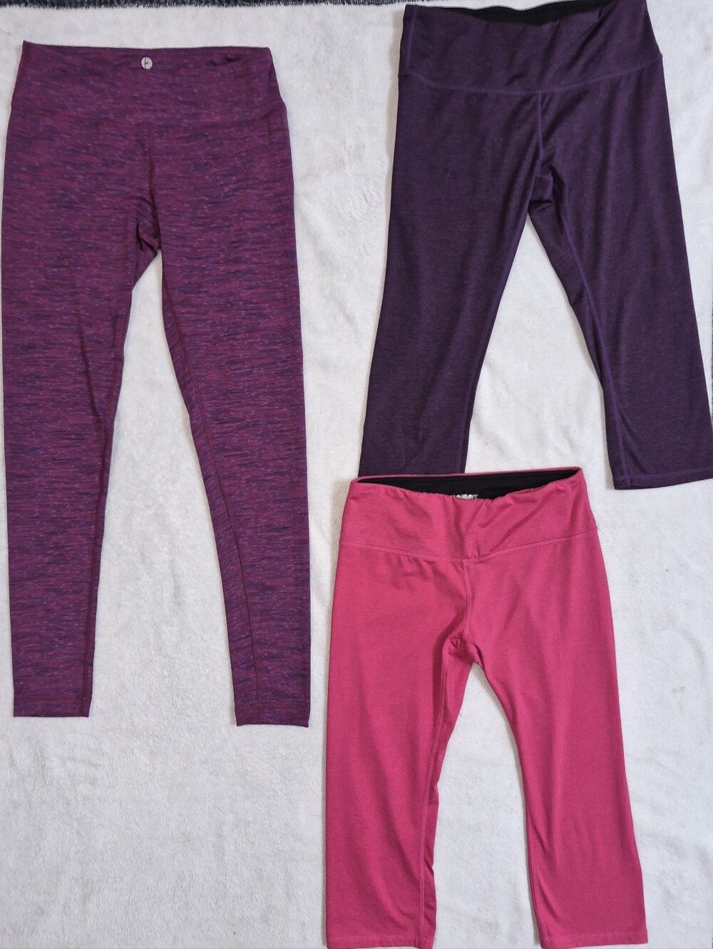 Lot of 3 Women's Size S Activewear Leggings (90 Degree & Ododos)